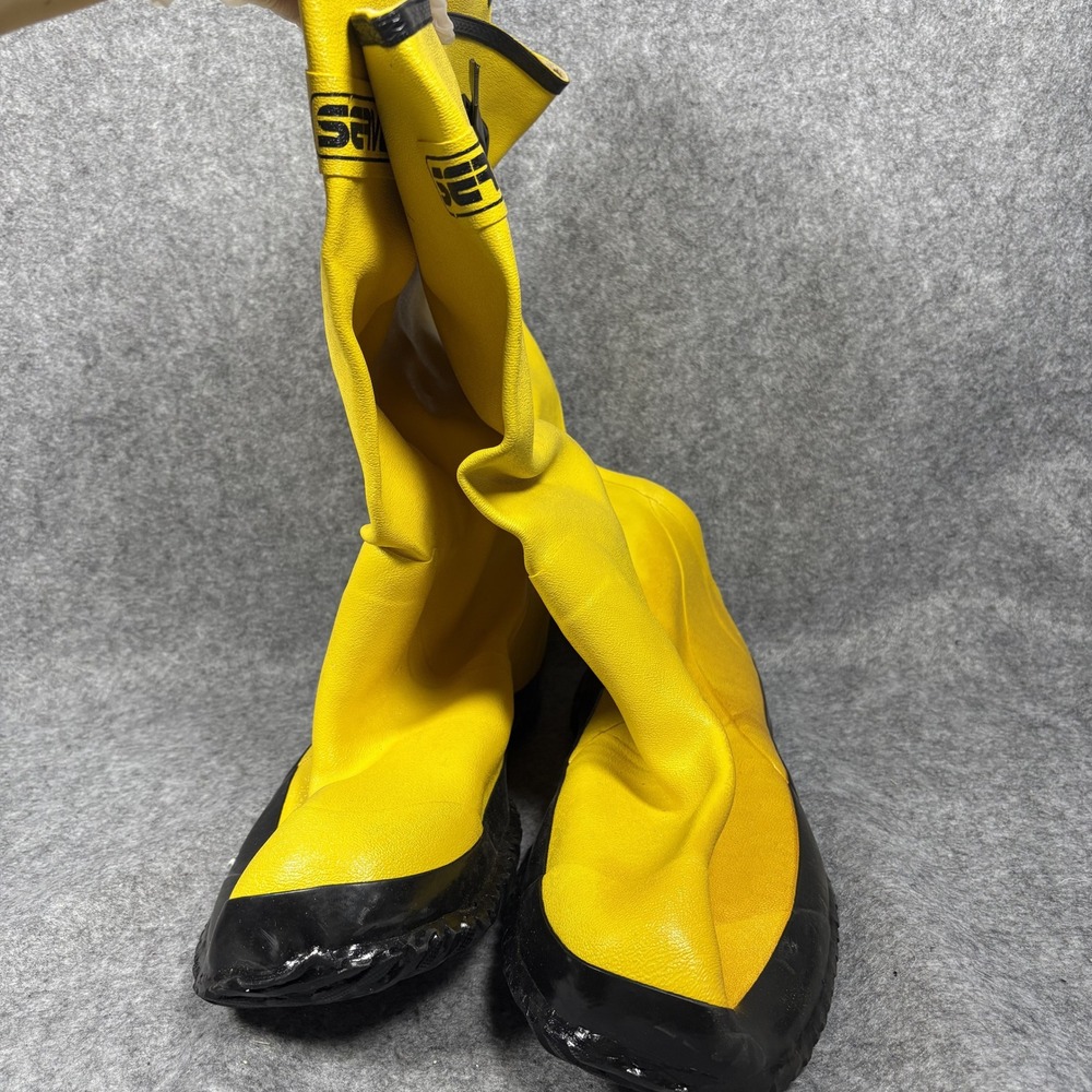 Servus A380 Overboot Size 14 Yellow Waterproof Rubber Work Boots